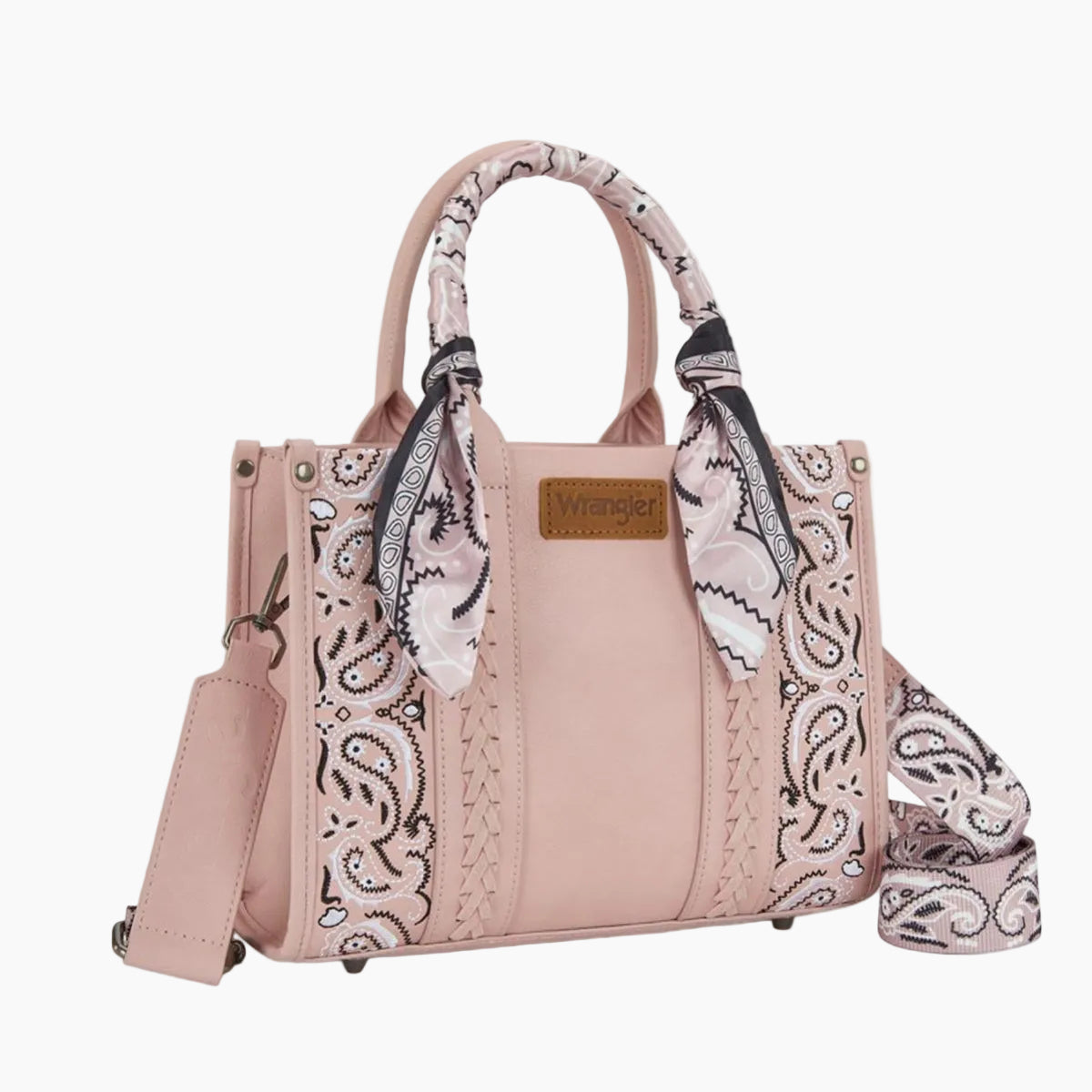 PaisleyCrossbodyBagPinkFront