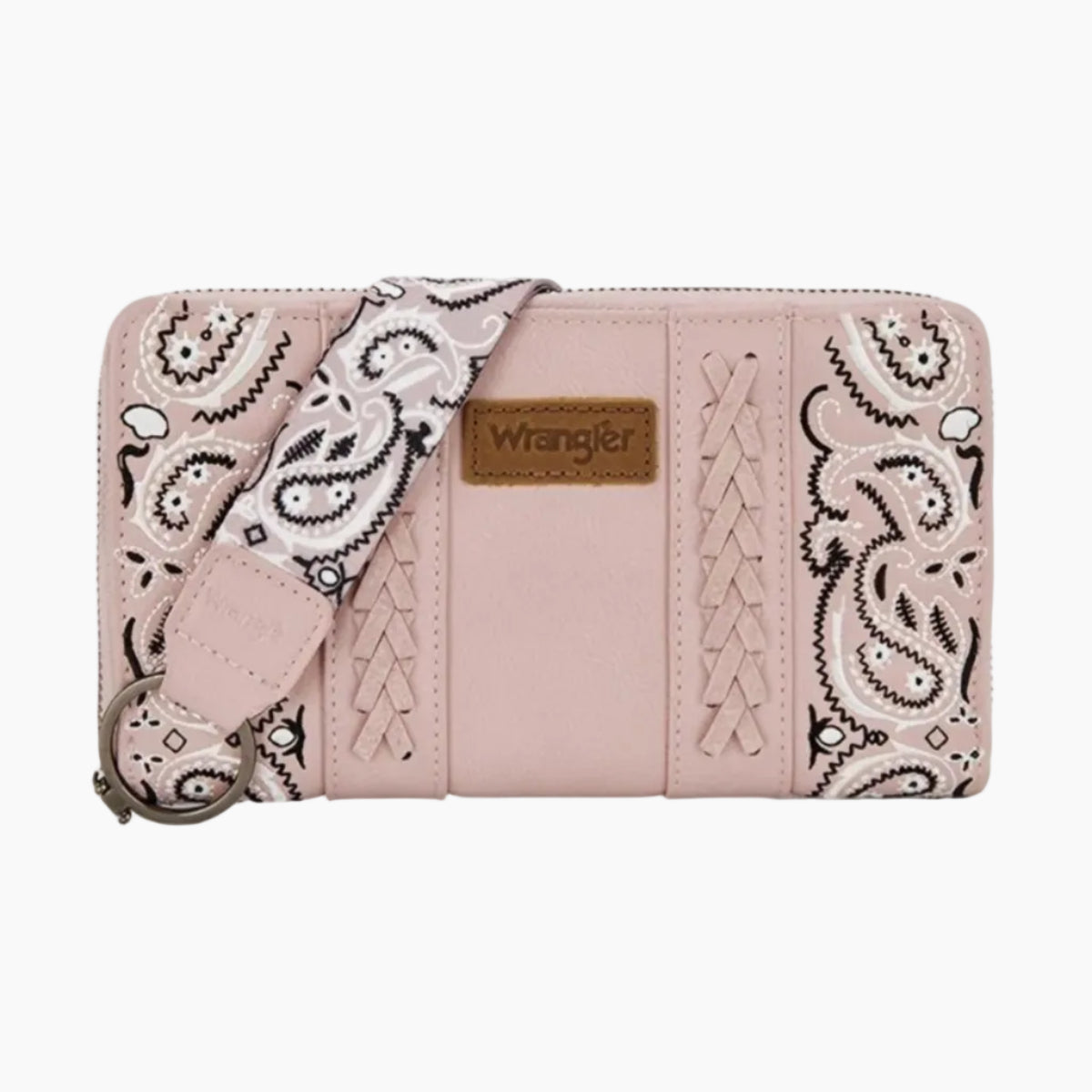 PaisleyWalletPinkFront