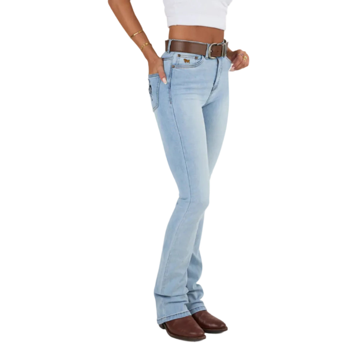 PennyRodeoJeanReg-LongVintageLightBlueFront