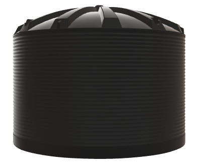 Polymaster Round Rainwater Tank 22,500L Black