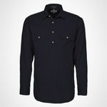Mens Pilbara Closed Front L/S Shirt