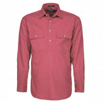 Mens Pilbara Closed Front L/S Shirt