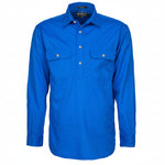 Mens Pilbara Closed Front L/S Shirt