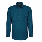 Mens Pilbara Closed Front L/S Shirt