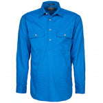 Mens Pilbara Closed Front L/S Shirt