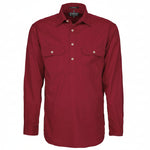 Mens Pilbara Closed Front L/S Shirt