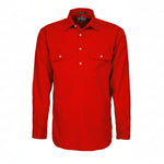 Mens Pilbara Closed Front L/S Shirt