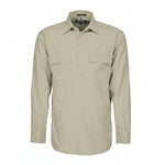 Mens Pilbara Closed Front L/S Shirt