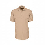 Closed Front Men's Pilbara Shirt - Short Sleeve