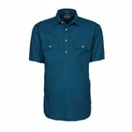 Closed Front Men's Pilbara Shirt - Short Sleeve