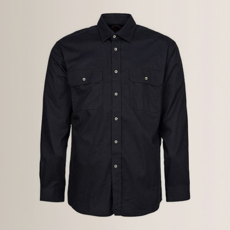Open Front Men's Pilbara Shirt - Long Sleeve