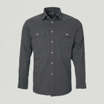 Open Front Men's Pilbara Shirt - Long Sleeve