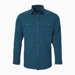 Open Front Men's Pilbara Shirt - Long Sleeve