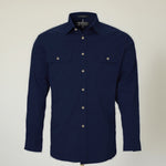 Open Front Men's Pilbara Shirt - Long Sleeve