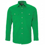Open Front Men's Pilbara Shirt - Long Sleeve