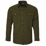 Open Front Men's Pilbara Shirt - Long Sleeve
