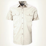 Men's Pilbara Shirt - Open Front - Short Sleeve