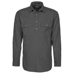 RM200CFClosedFrontLSShirtCharcoal