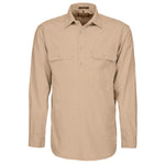 RM200CFClosedFrontLSShirtClay