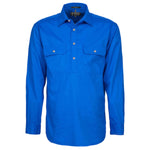 RM200CFClosedFrontLSShirtCobalt-Blue