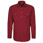 RM200CFClosedFrontLSShirtOchre