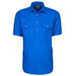 RM200CFSClosedFrontSSShirtCobolt-Blue