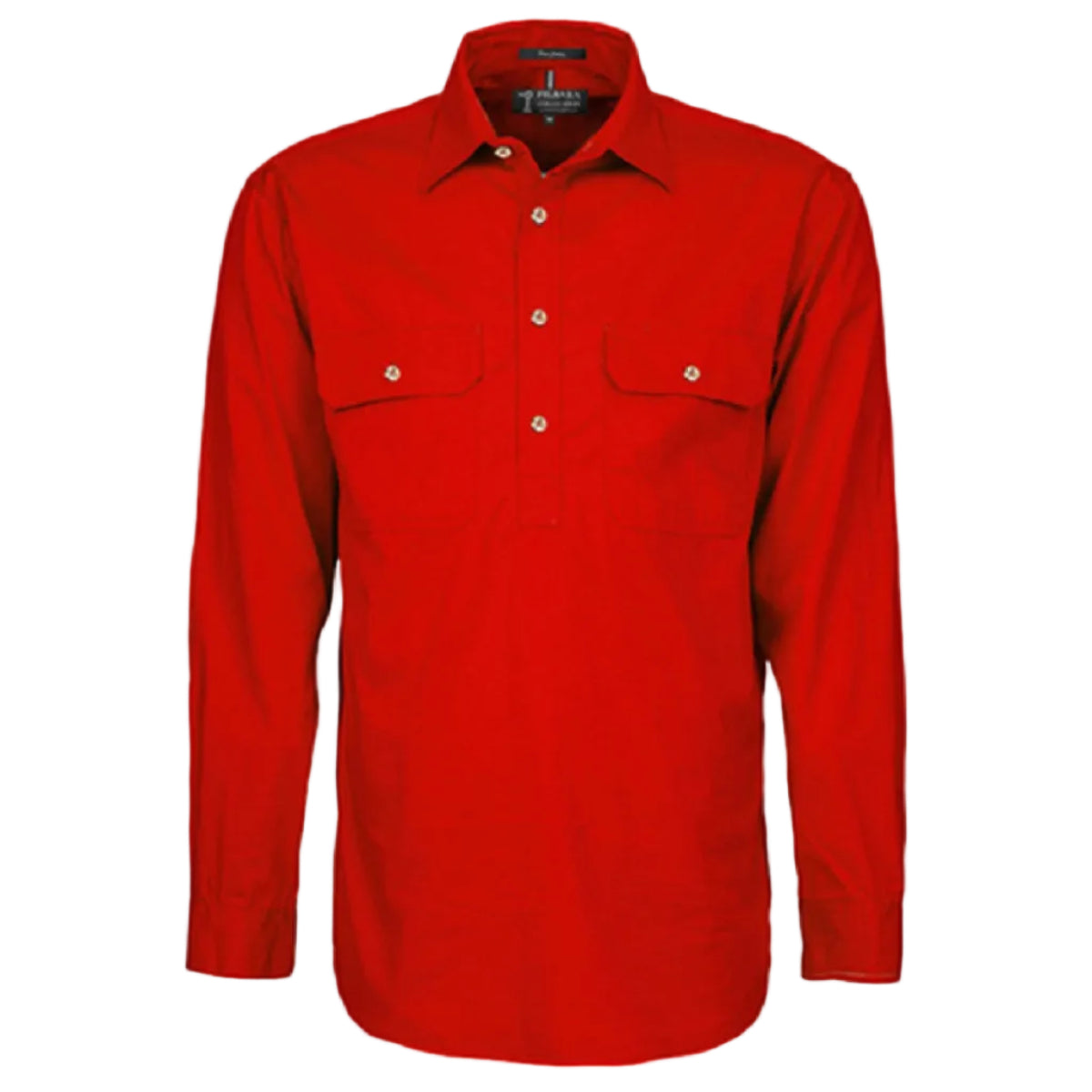 RM200CF_Closed_Front_LS_Shirt_Red