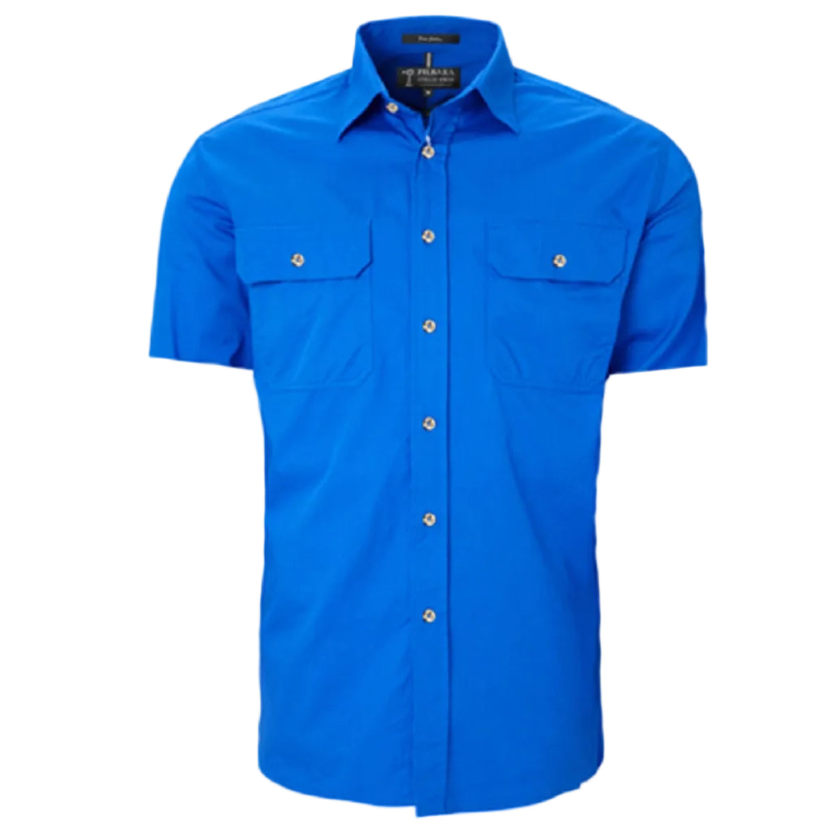 RM500BTSOpenFrontSSShirtCobolt-Blue