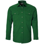 RM500BT_Open_Front_LS_Shirt_Green