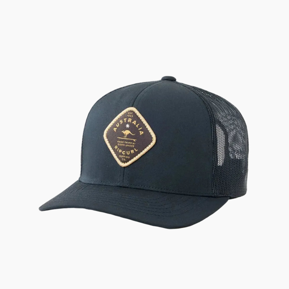 RoadTrippinTruckerBlackFront