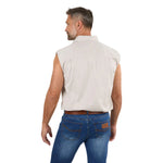 RobRoySleevlessShirtBeigeBack