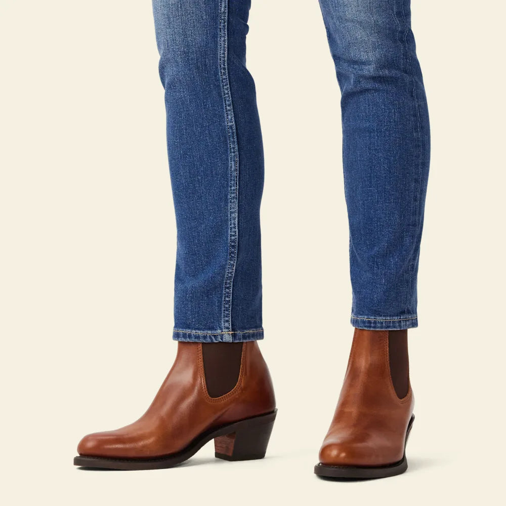 Rosebery boot – tan pull-up leather