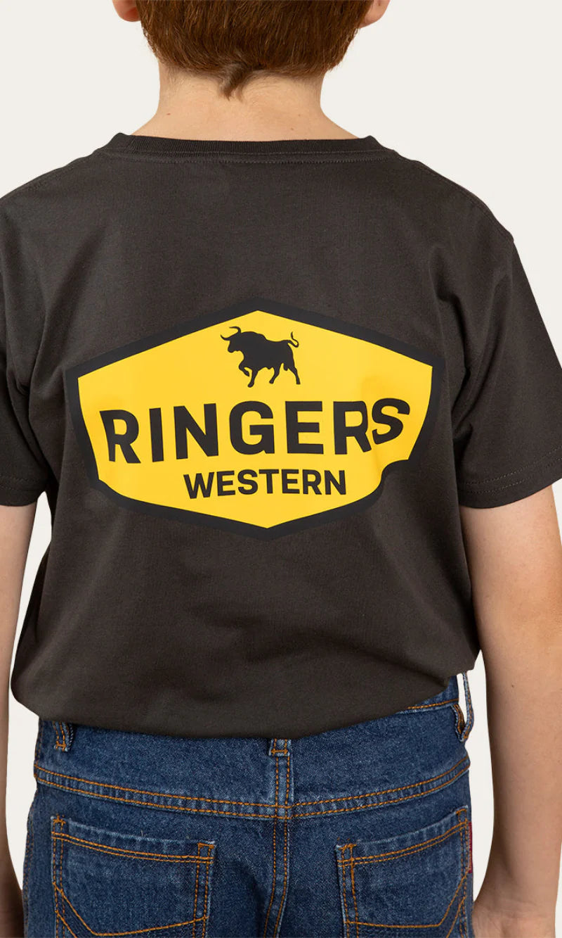 Servo Kids Classic Fit T-Shirt - Charcoal