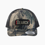 SearchCamoTruckerCapFront