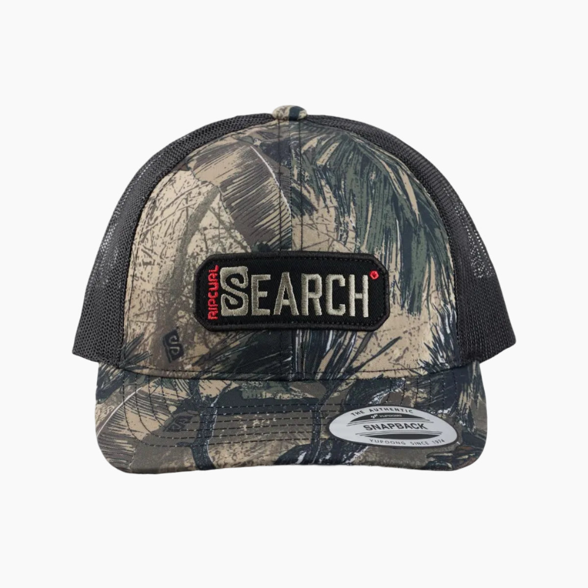 SearchCamoTruckerCapFront