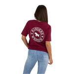 SignatureBullTeeBurgundyBack