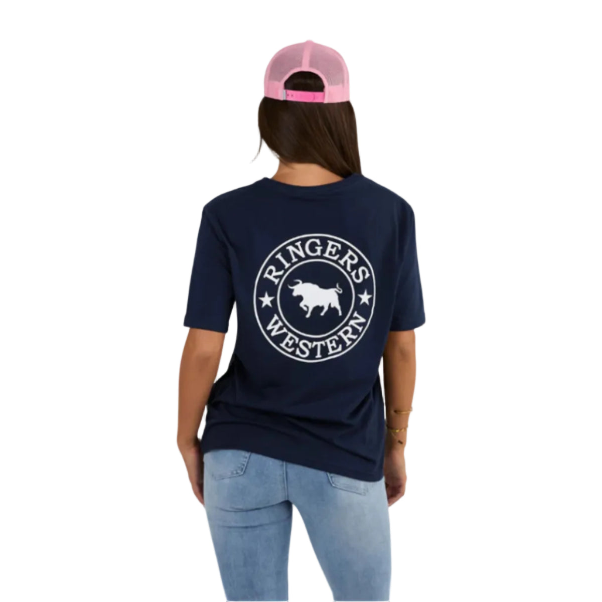 SignatureBullTeeNavyBack