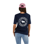 SignatureBullTeeNavyBack