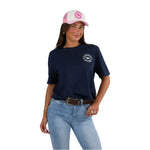 SignatureBullTeeNavyFront