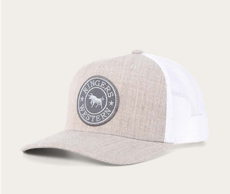 SignatureBullTruckerCap-GreyMarle