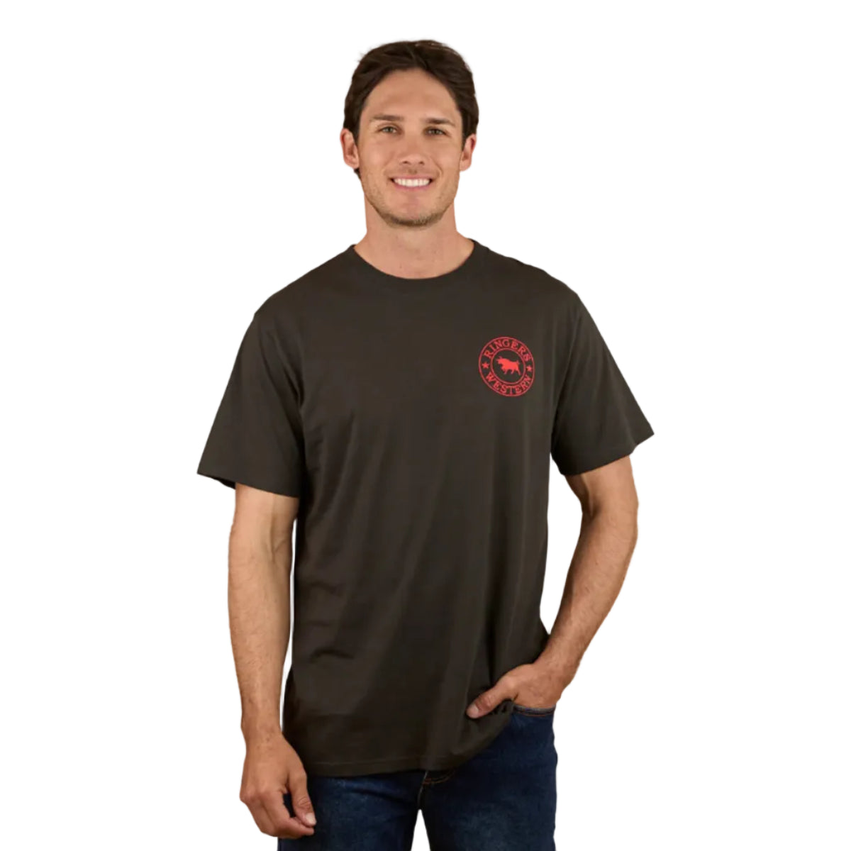 SignatureTeeCharcoal-RedFront