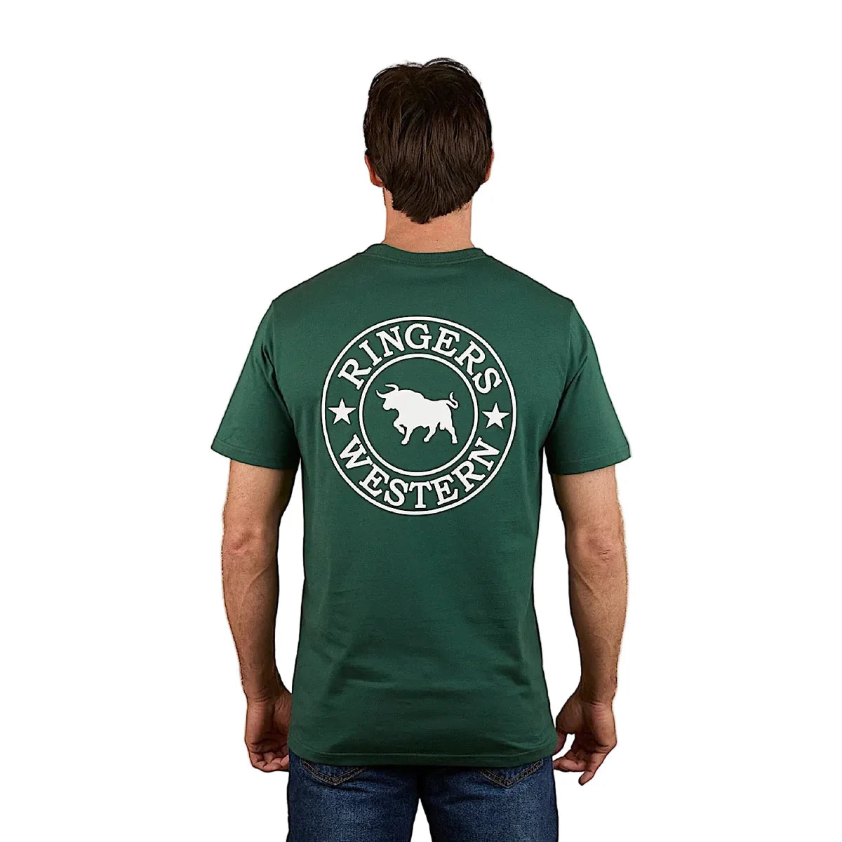 Signature_Tee_Pine_Green-White_Back