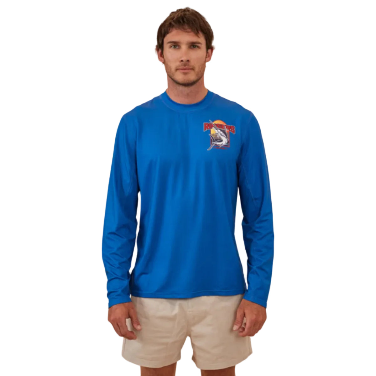 SpinnerLSUVTeeSnorkelBlueFront