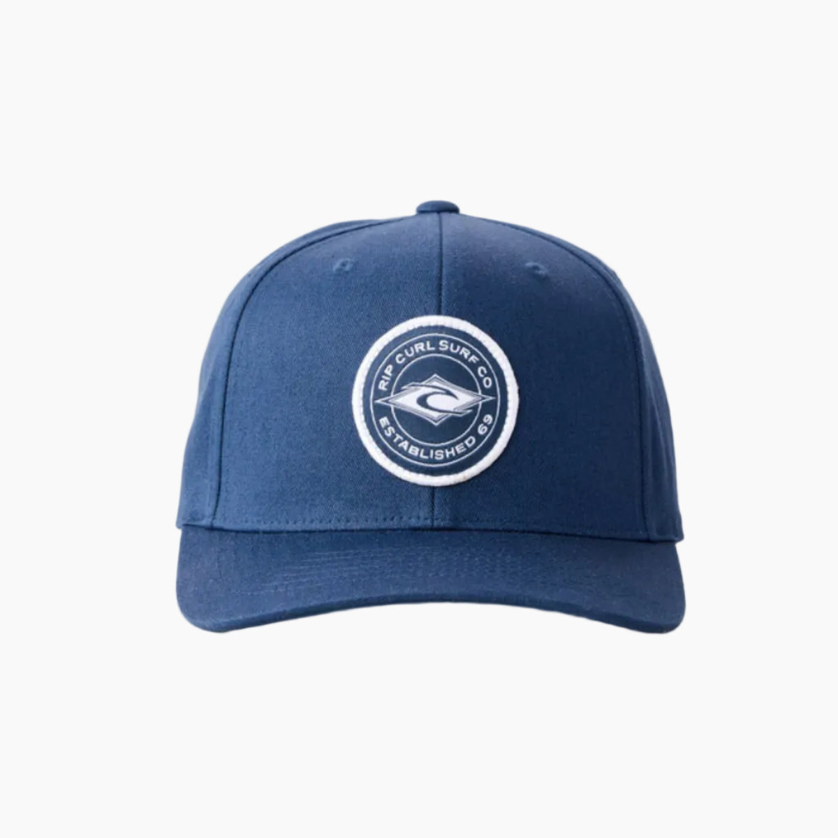 StaplerSnapbackCapNavyFront