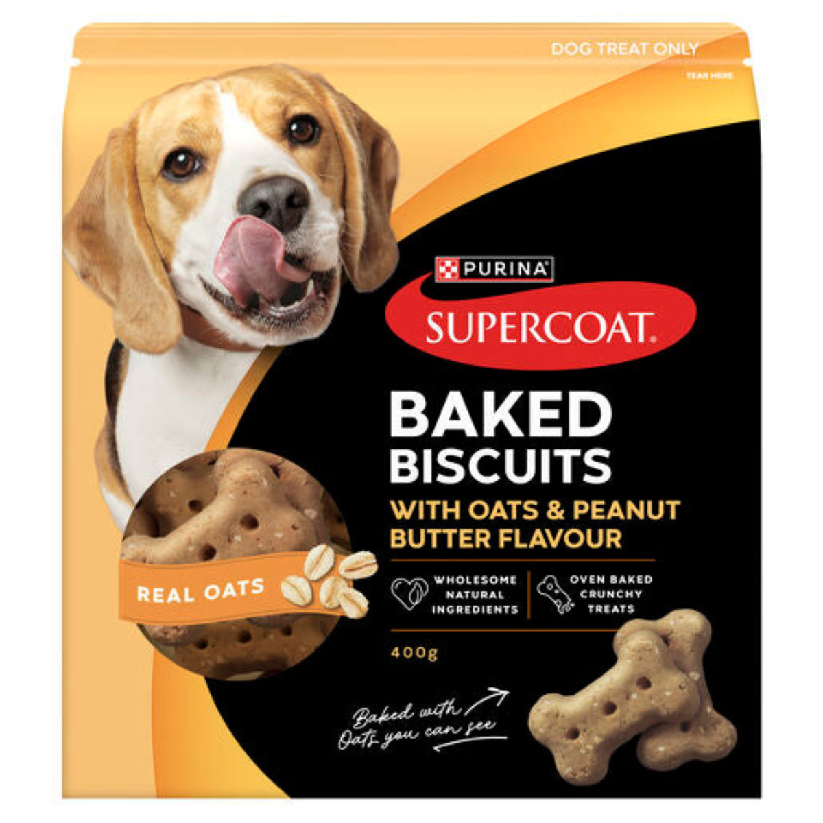 SupercoatBakedBiscuitsPeanutButter400g