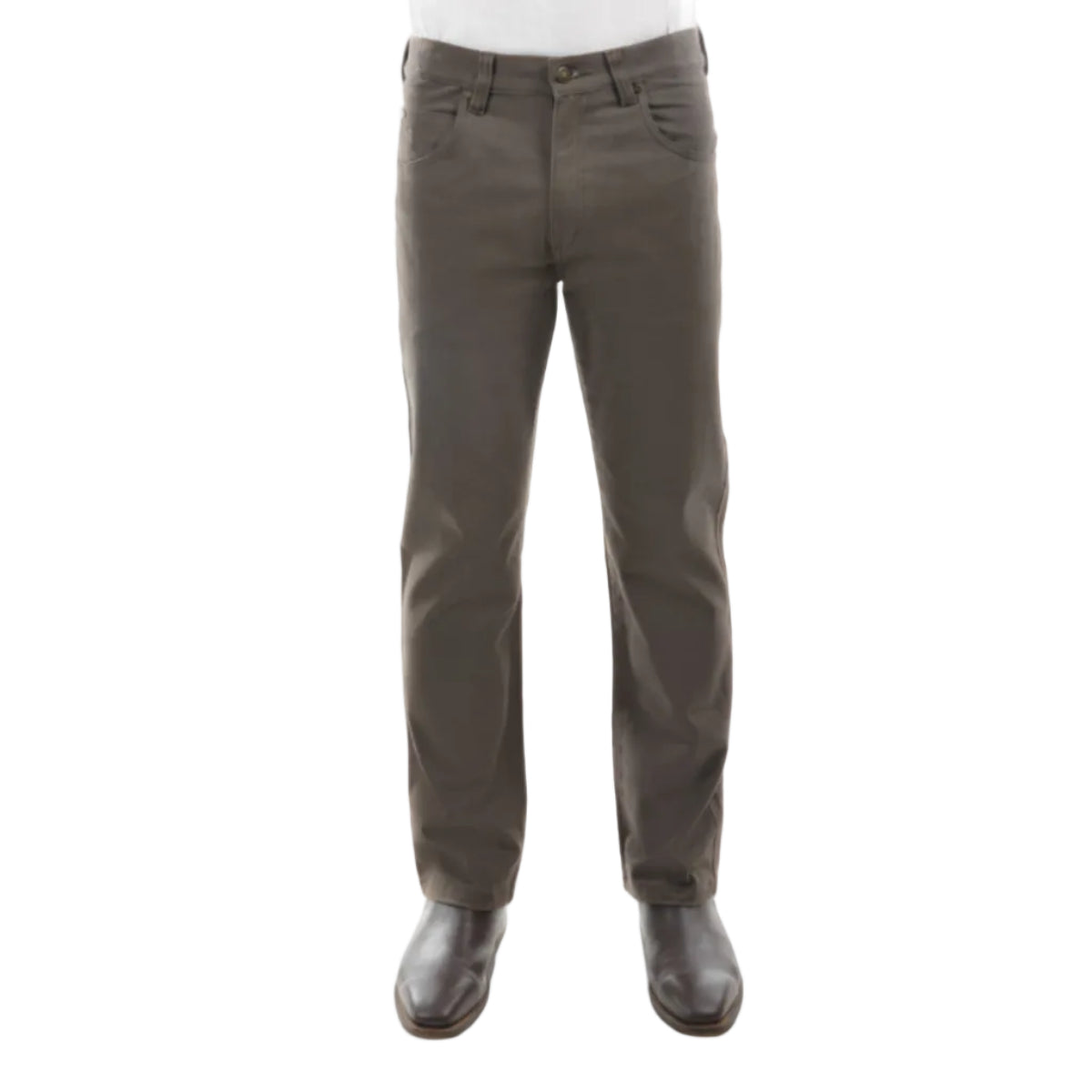 TCP1239007MensMoleskinTrousersGreystone