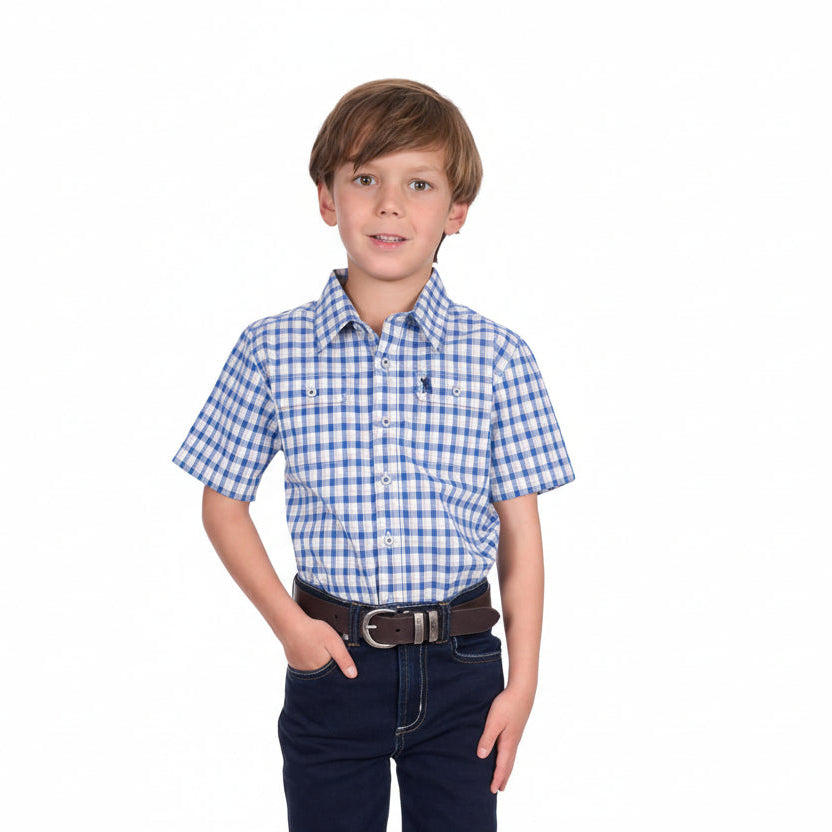 Thomas Cook Boy’s Chris Check 2-Pocket Short Sleeve Shirt