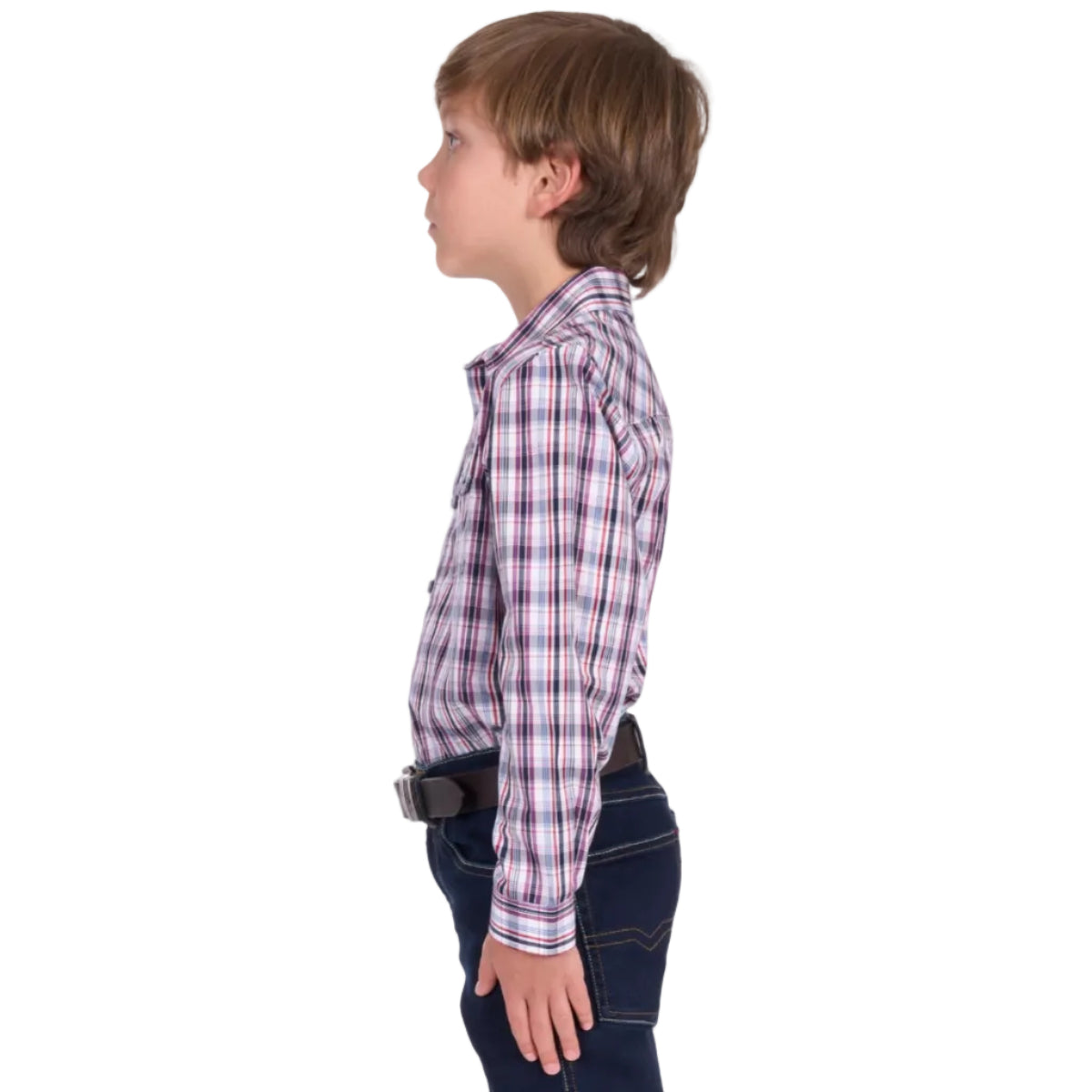 Thomas Cook Boy’s Jeff Check 2-Pocket Long Sleeve Shirt 2