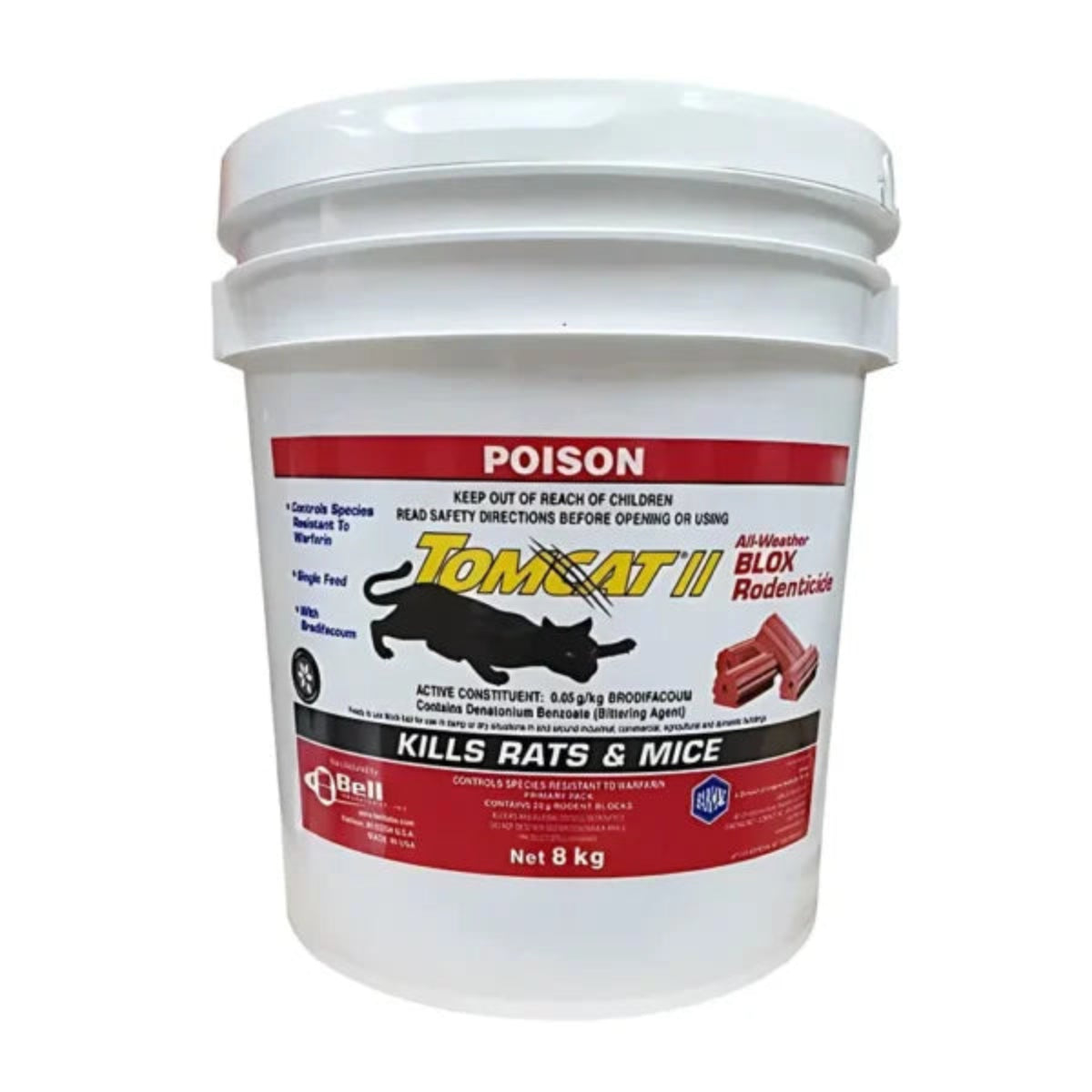 Tomcat II Blox Red 8kg
