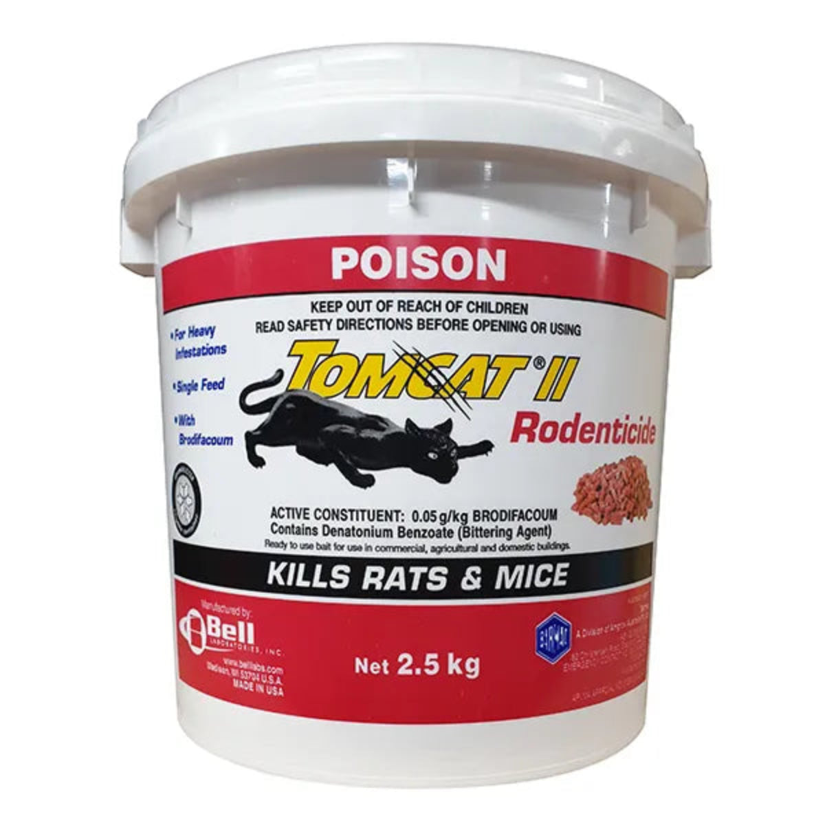 Tomcat II Pellets Red 2.5kg